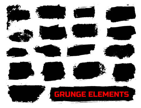 Grunge elements set. abstract elements Vector illustration.のイラスト素材