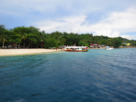 passanger boat on the beach