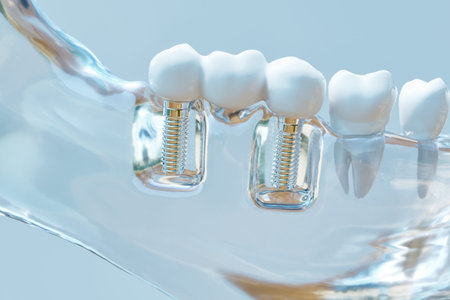 Tooth human implant - 3D Rendering