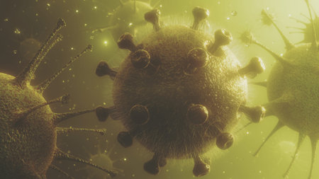Coronavirus 2019 - ncov flu infection - 3D illustration