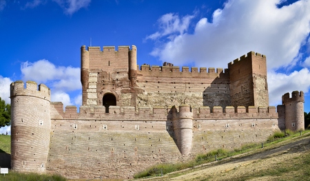 Tordesillas castle in Spainの写真素材