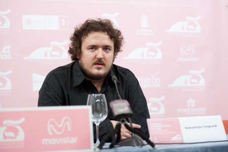 LAS PALMAS, SPAIN-MARCH 16: Sebastian Lingiardi, from Argentina, director of movie Sipのeditorial素材