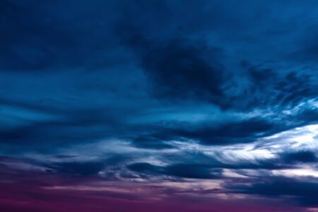 Twilight sky in dusk time backgroundの写真素材