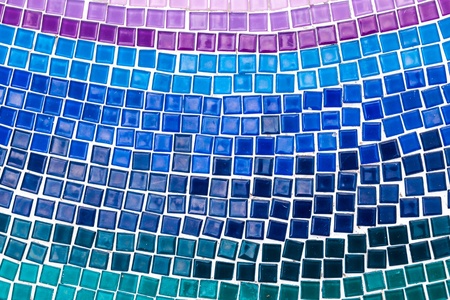 Colorful tile pattern background texture sueface from floor or wallの写真素材