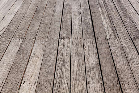 Perspective brown wood floor striped seamlessの写真素材
