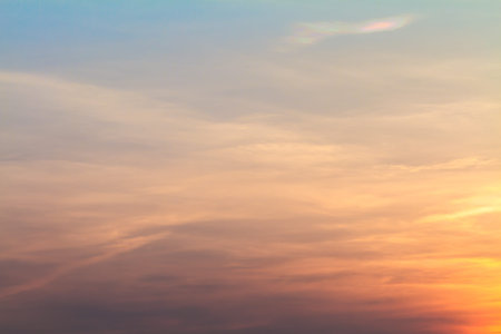 Colorful sky in twilight time background