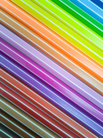 Set of colorful marker paint pen vibrant backgroundの写真素材