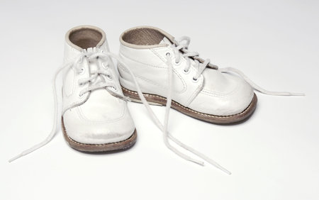  shoes slightly wornの写真素材