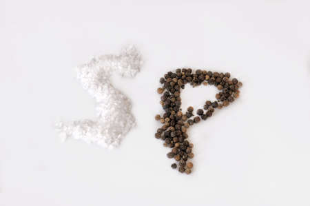 salt and pepperの写真素材