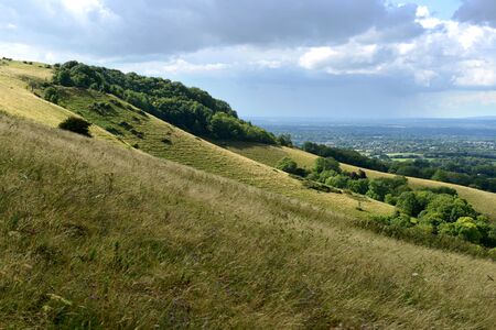 Ditchling Beacon, Soth Downs national park, ukの写真素材