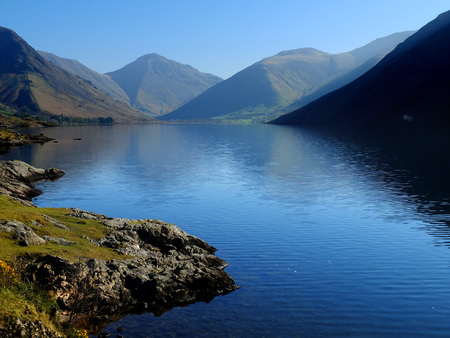 Wastwater (Wast Water) in the English Lake Districtの写真素材