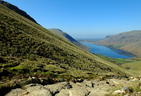 Wastwater (Wast Water) in the English Lake Districtの写真素材