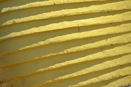 Close up of colourful wooden fishing boat bowの写真素材
