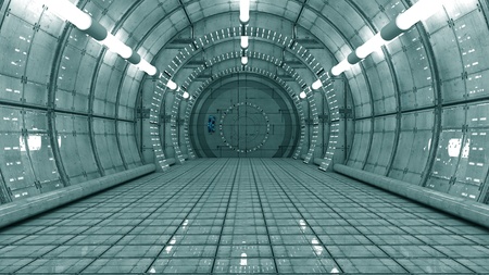 Futuristic interiorの写真素材