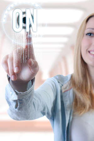 Young girl hand openの写真素材