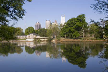 Atlanta Midtown Skylineの写真素材