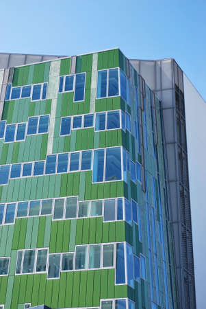 Modern architecture building in Assago, Milano, Italyの写真素材