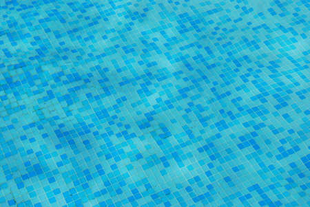 Clean blue water in a swimming pool as backgroundの写真素材