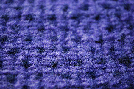 Blue knitting wool texture macro detail background horizontalの写真素材