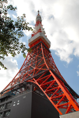 A Tokyo landmark similar to Eiffel Towerのeditorial素材