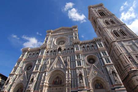 Florence Duomo cathedral with giotto campanile