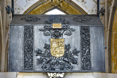 Santo Domingo, Dominican Republic - January 30 2016: Mausoleum of Christopher Columbus Lighthouse, located in east areas of Santo Domingo, Dominican Republic.のeditorial素材