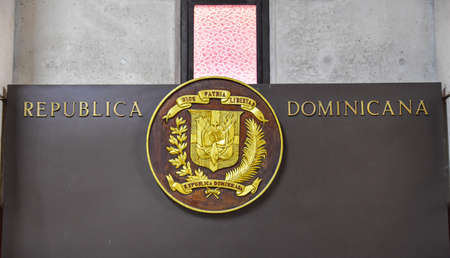 SANTO DOMINGO, DOMINICAN REPUBLIC - JANUARY 30, 2016: Museum inside the Lighthouse of Christopher Columbus.のeditorial素材