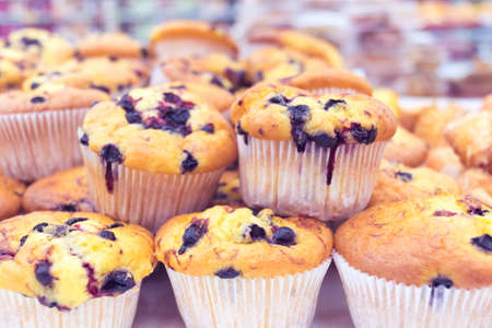 muffins after bakingの写真素材