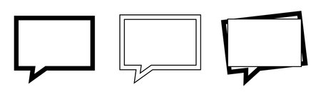 Quote in frame. Banners for quotation. Isolated text box for comment and message. Vector illustration.のイラスト素材