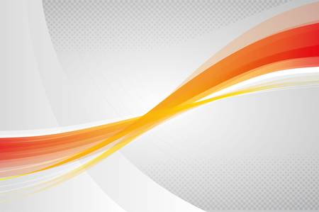 Abstract background with orange and yellow wavesのイラスト素材