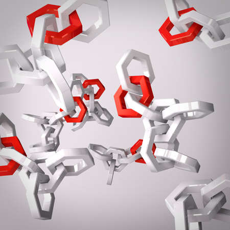 Molecular structuresの写真素材