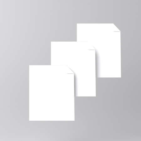 Sheets of paper iconの写真素材