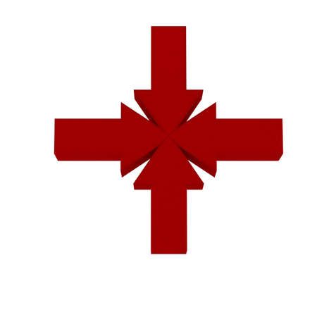 Red arrowsの写真素材