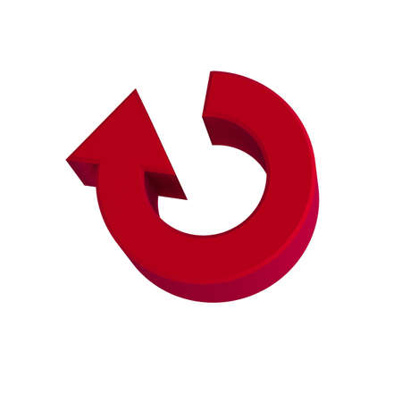 Red arrowの写真素材