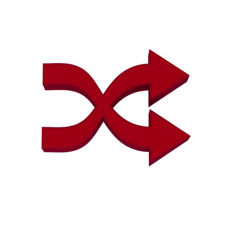 Red arrowsの写真素材