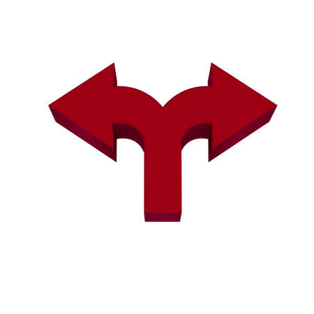 Red arrowsの写真素材