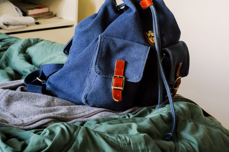 Backpack close up details