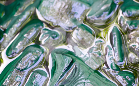 Abstract background, green patterns