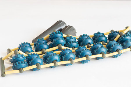 hand-held roller back massager