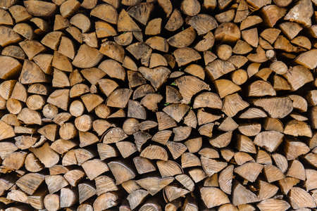 Pile of firewoodの写真素材