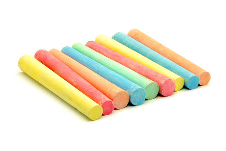 colored chalcの写真素材