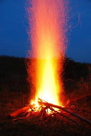 night fire