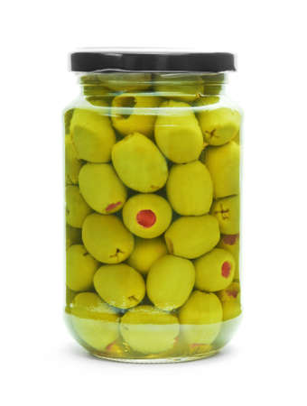 olives jarの写真素材