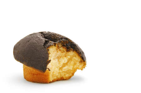 bitten muffinの写真素材