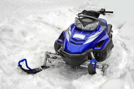 snowmobileの写真素材