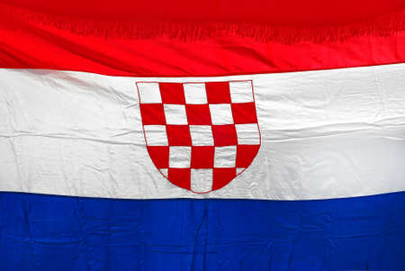 croatian flagの写真素材