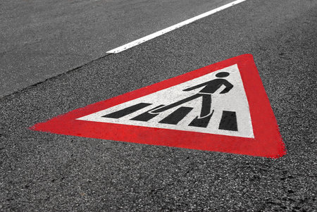 pedestrian crossing warning