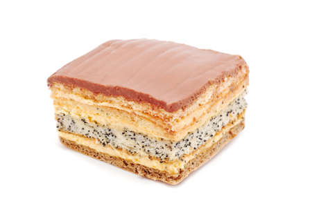 piece of cake on whiteの写真素材