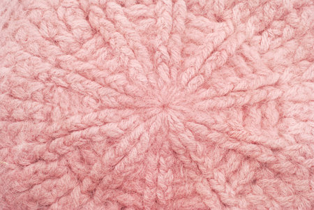 pink wool fabric texture detail