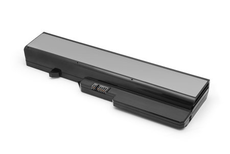 laptop battery isolated on white